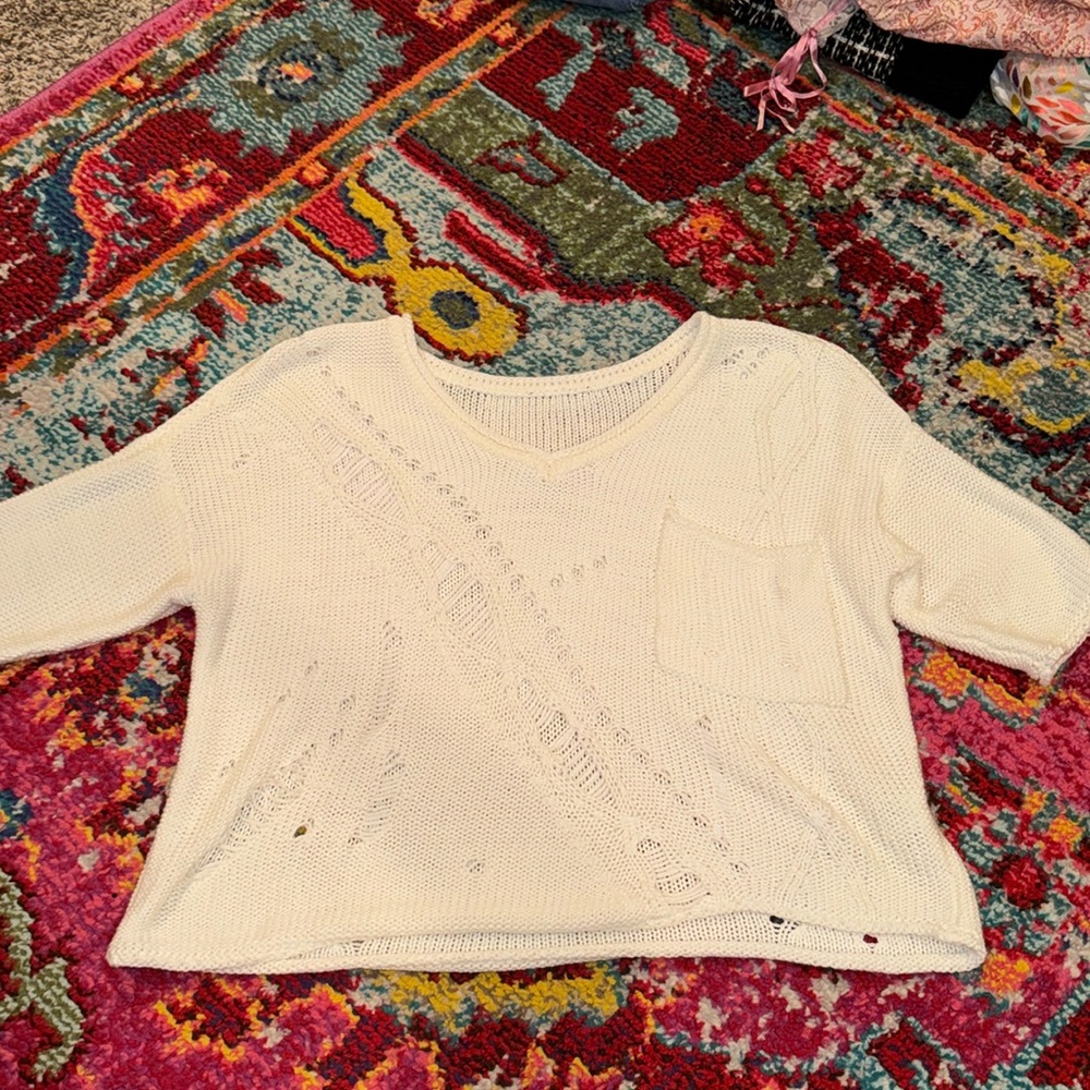 Deconstructed sweater
